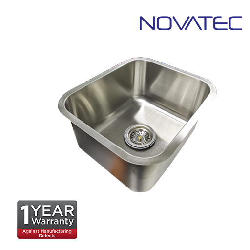 NOVATEC Single Bowl Undermount Stainless Steel (Grade 304) Sink  OKG-MB4236